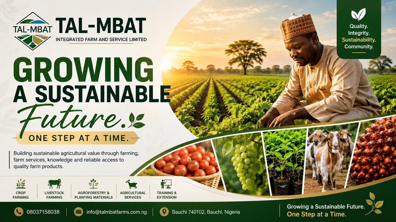 Growing a sustainable future — Tal-Mbat Farms