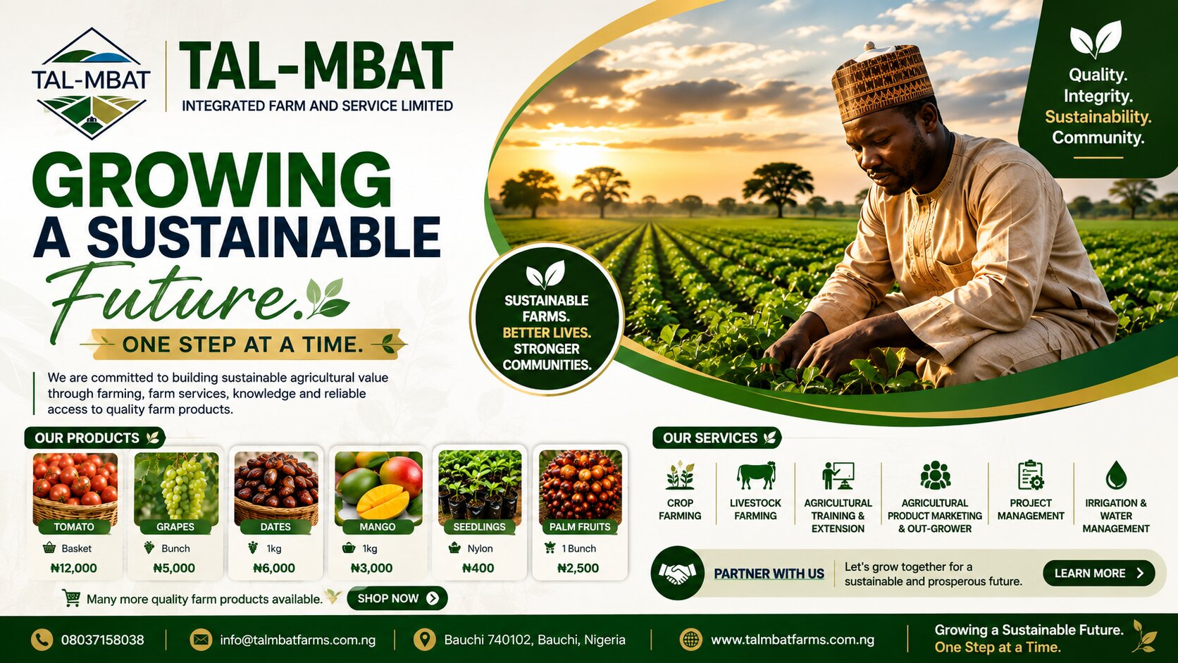 Tal-Mbat Farms quality farm products